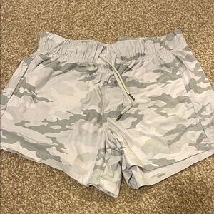 Athletic Works Light Gray Camouflage Shorts
